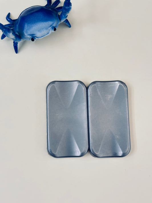 UQH - Wispy slider -  titanium with teflon plates - Fidget toy