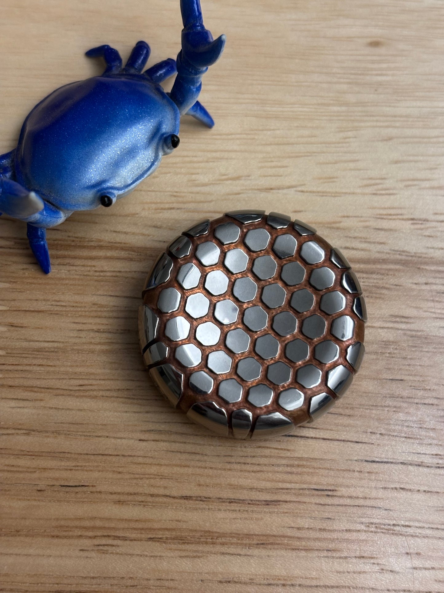 KAP - worry stone / coin edc - superconductor  - fidget toy