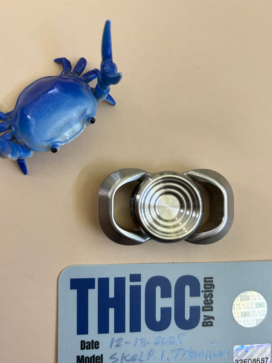 Indy Thicc - chelsea skeLP (Ti) - fidget spinner - fidget toy