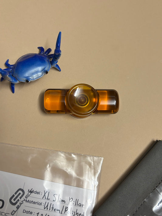 Clean EDC - slim pillar XL - ultem - fidget spinner - fidget toy