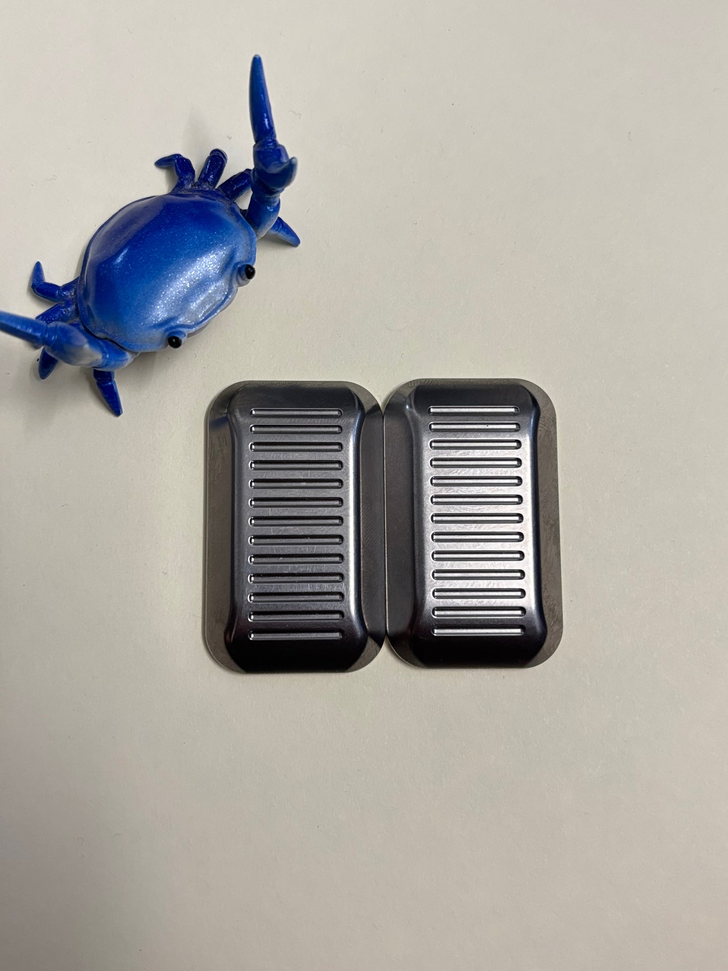 Magnus speed bump slider -  Ti/ SS plates - fidget toy