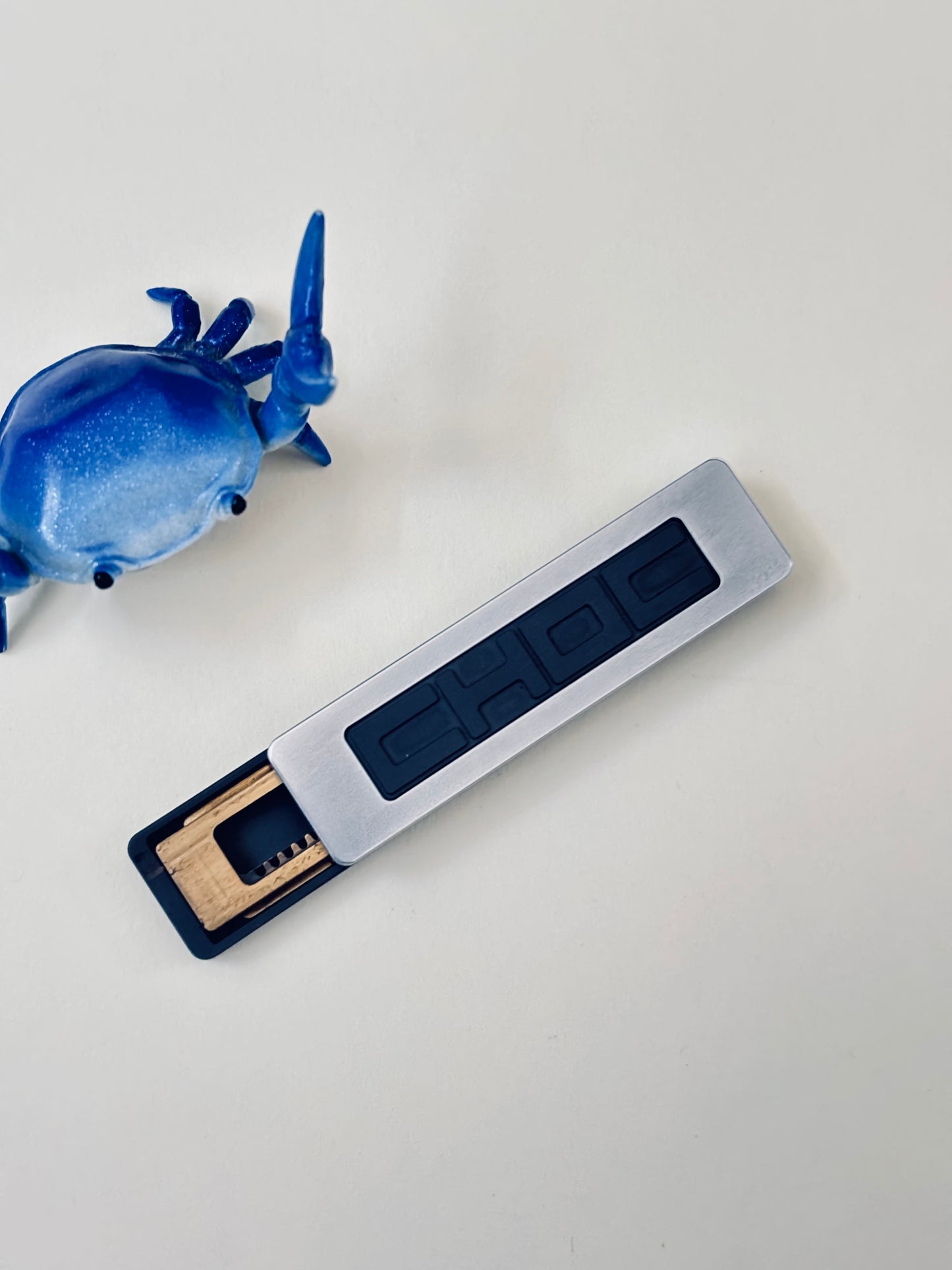 Lautie Choc slider - zirc/SS - fidget toy