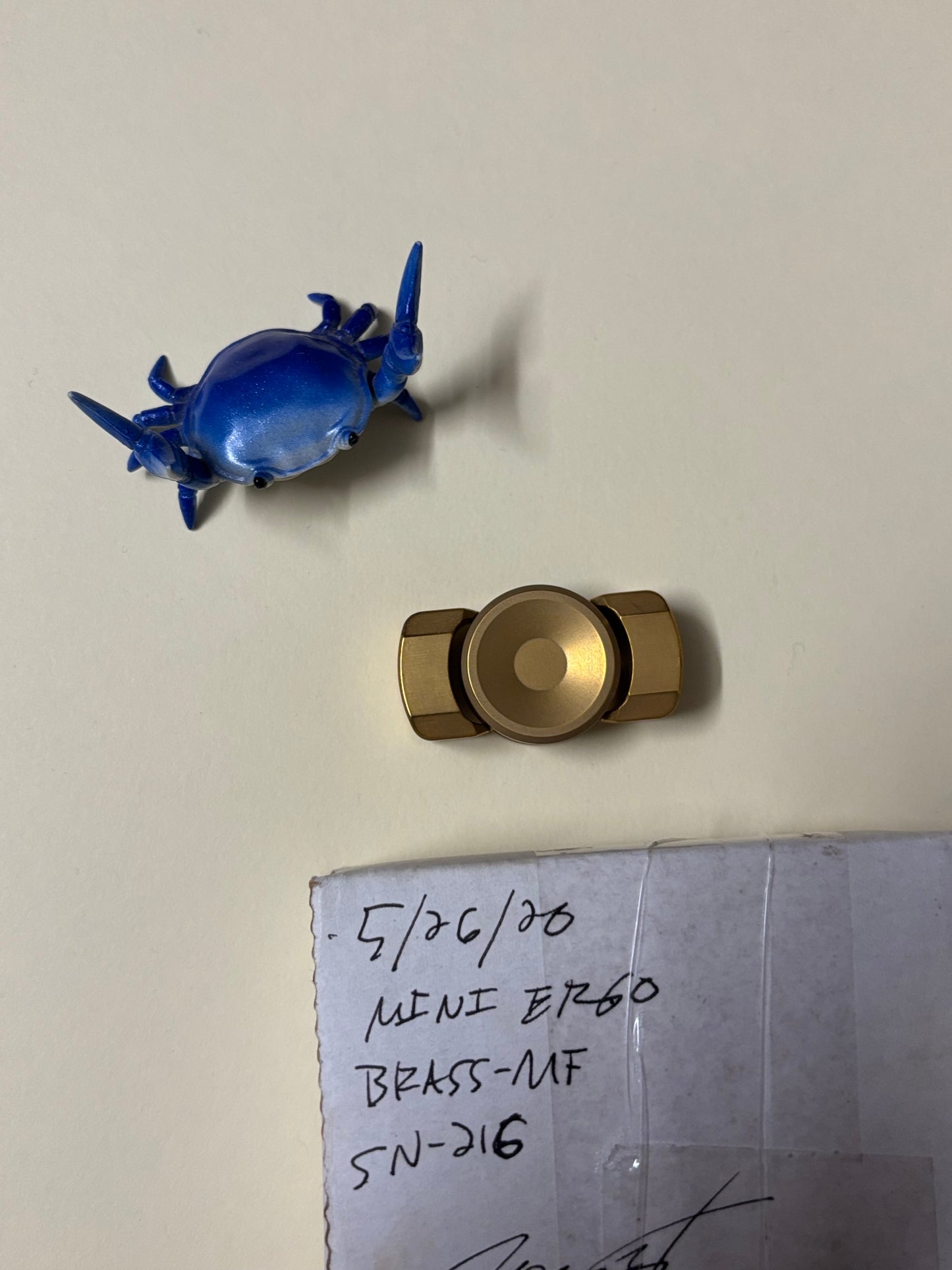 Modusworks Mini Ergo brass - spinner