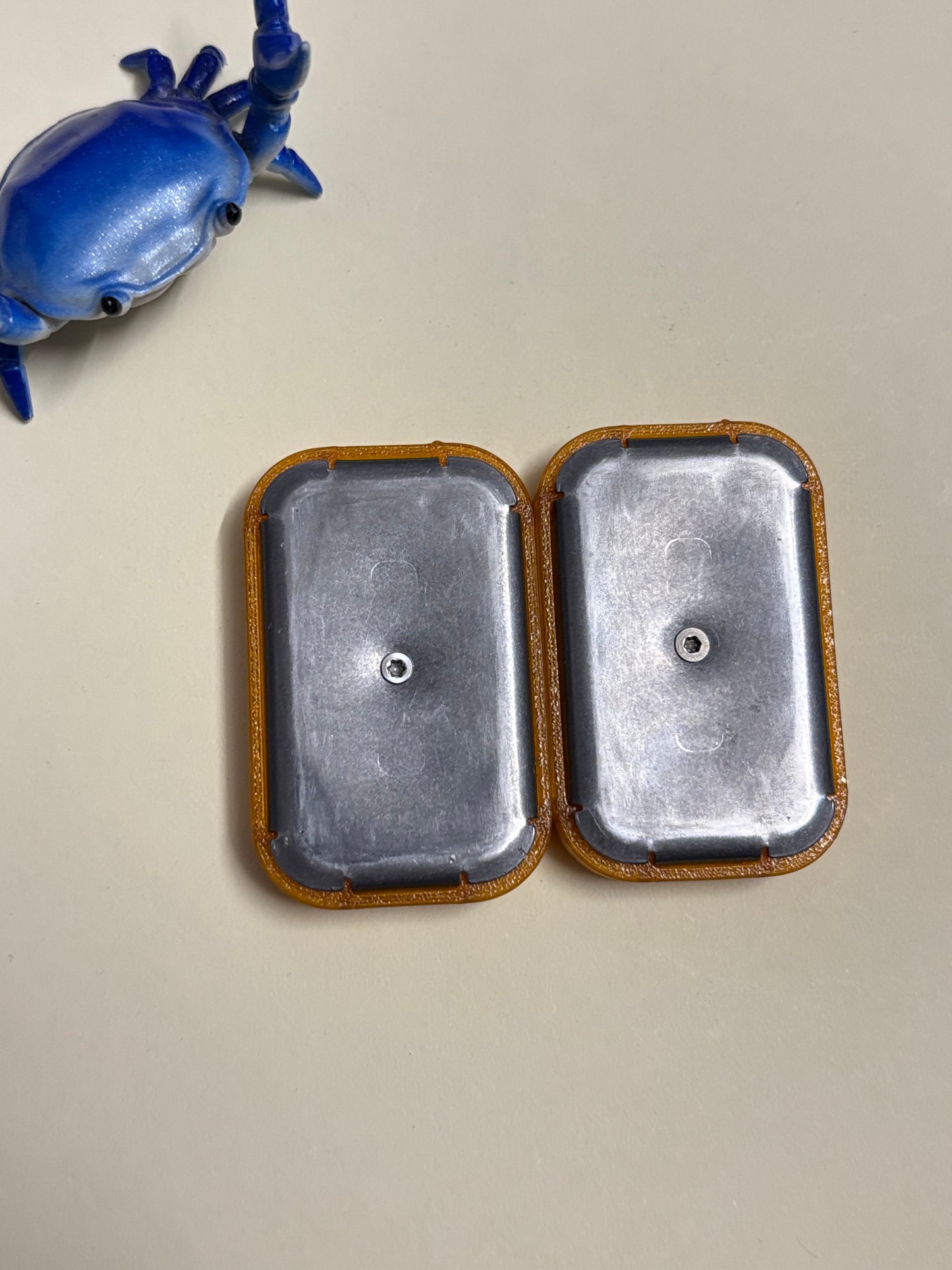 Moduswork Rapt lite Otter EDC Flip - ss plates- with inserts - slider - fidget toy