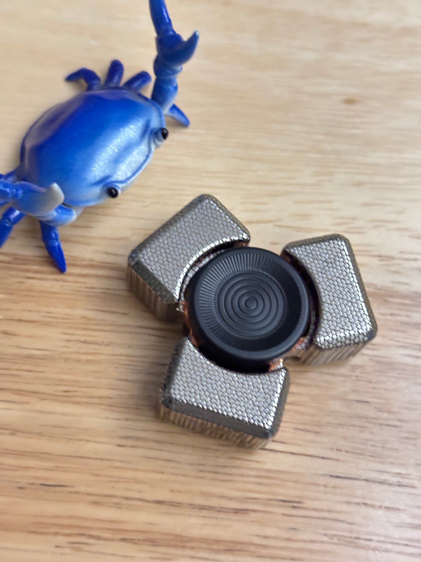 KAP - collision mini - SC super conductor with ultem button  - fidget spinner - fidget toy