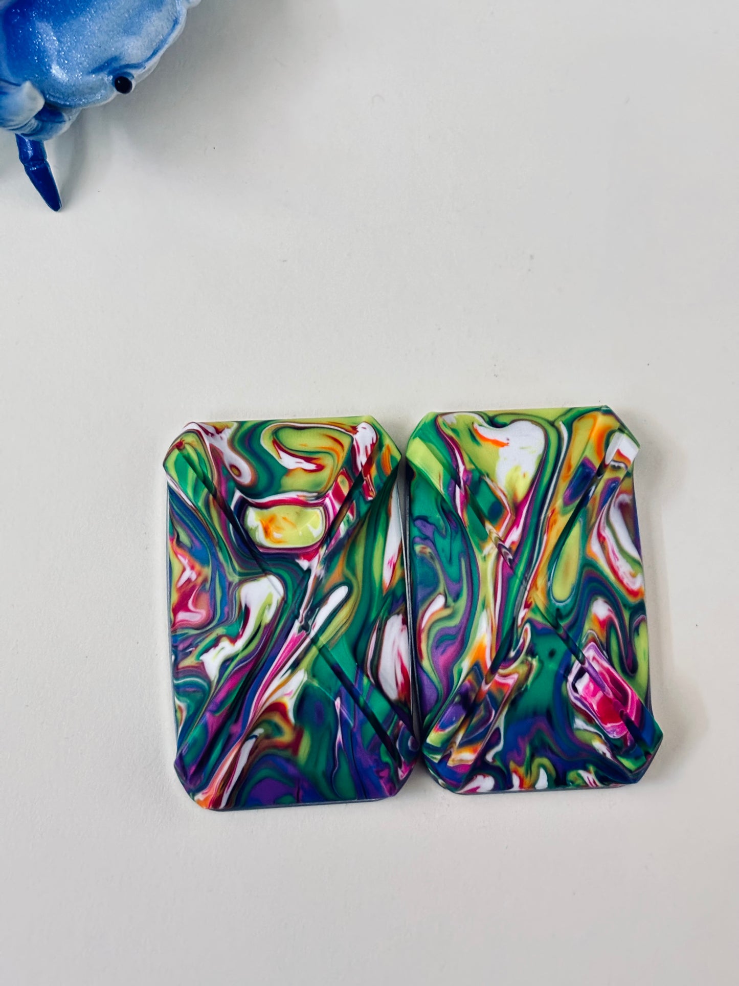 Magnus maglab resin - spider slider - with SS plate - fidget toy