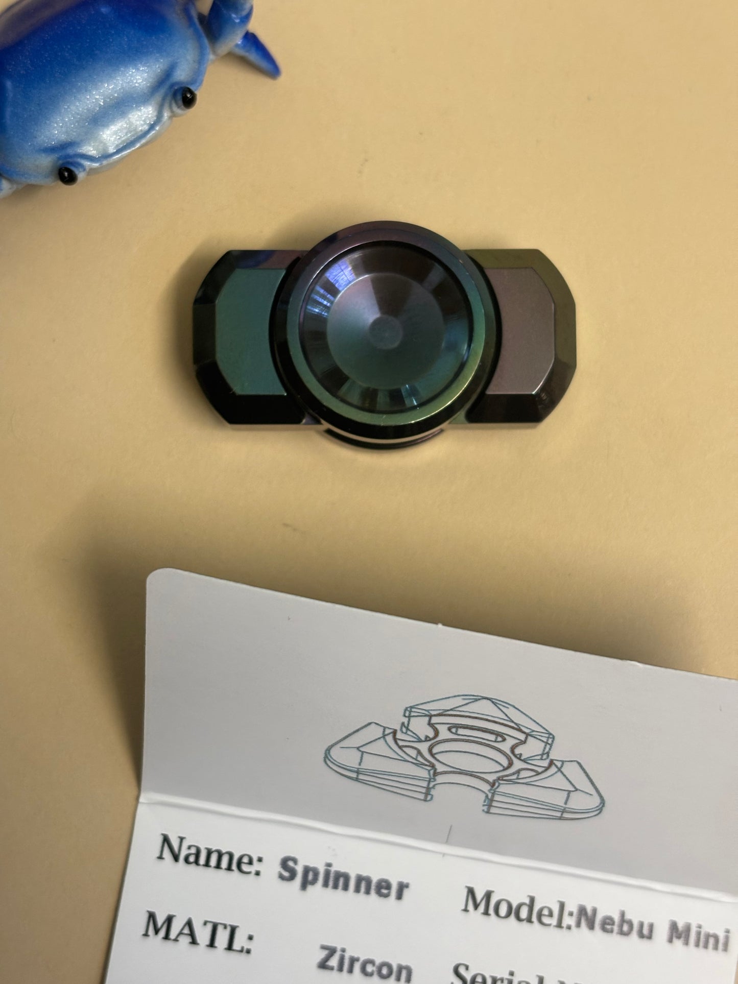 Njthandpower -Nebu mini zircon spinner - fidget toy