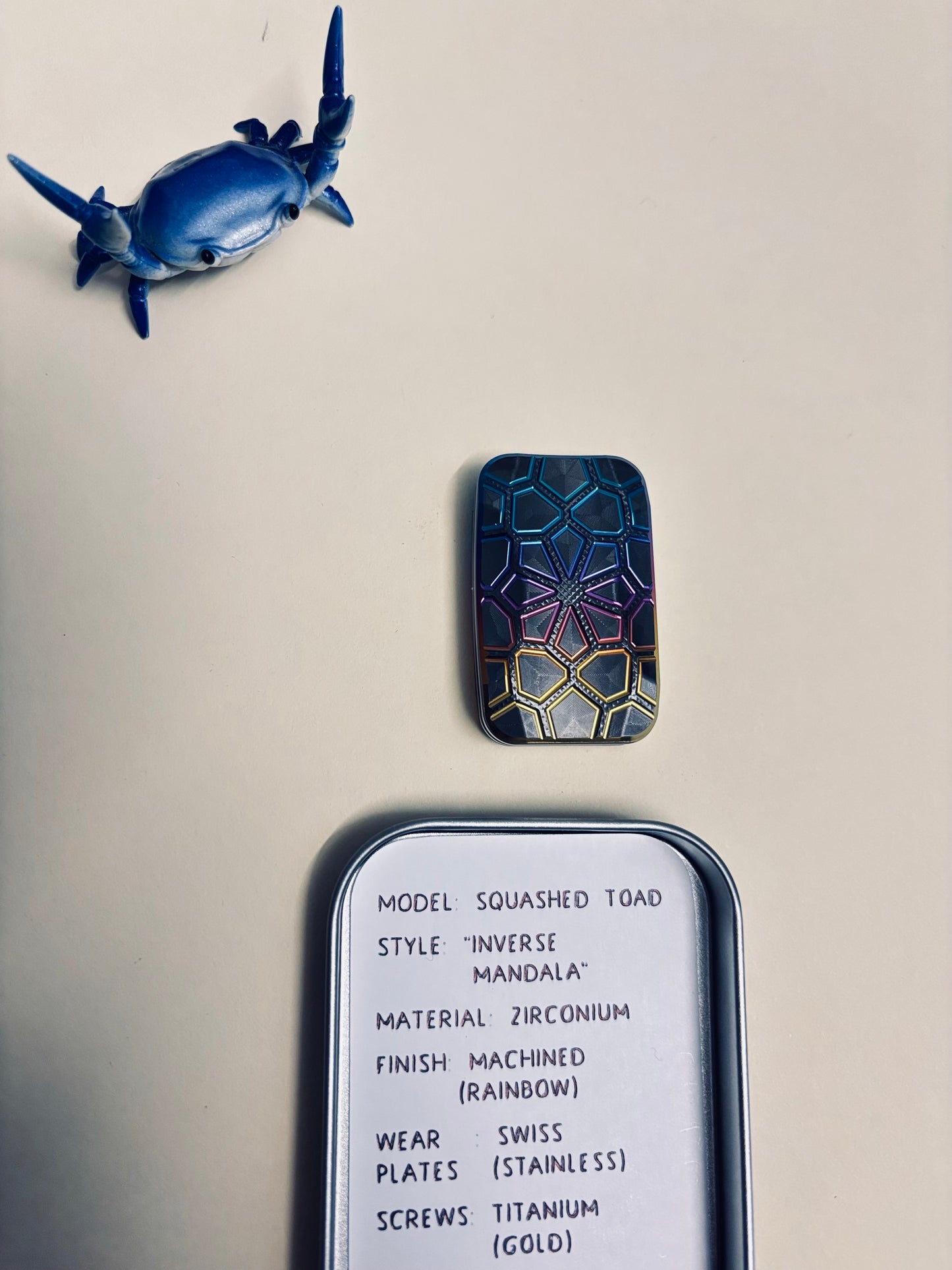 Magnus maglab squash toad mandala - zirc/ SS - 3 click