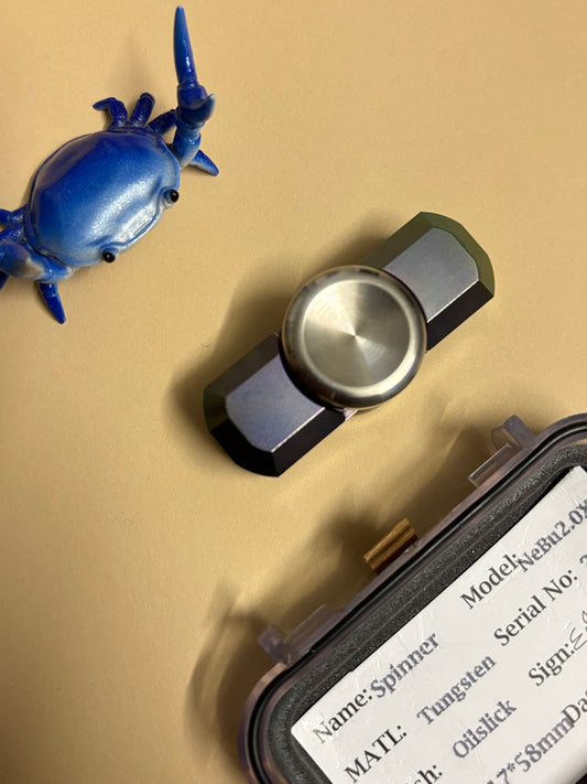 Njthandpower - nebu XL 2.0 tungsten spinner - fidget toy
