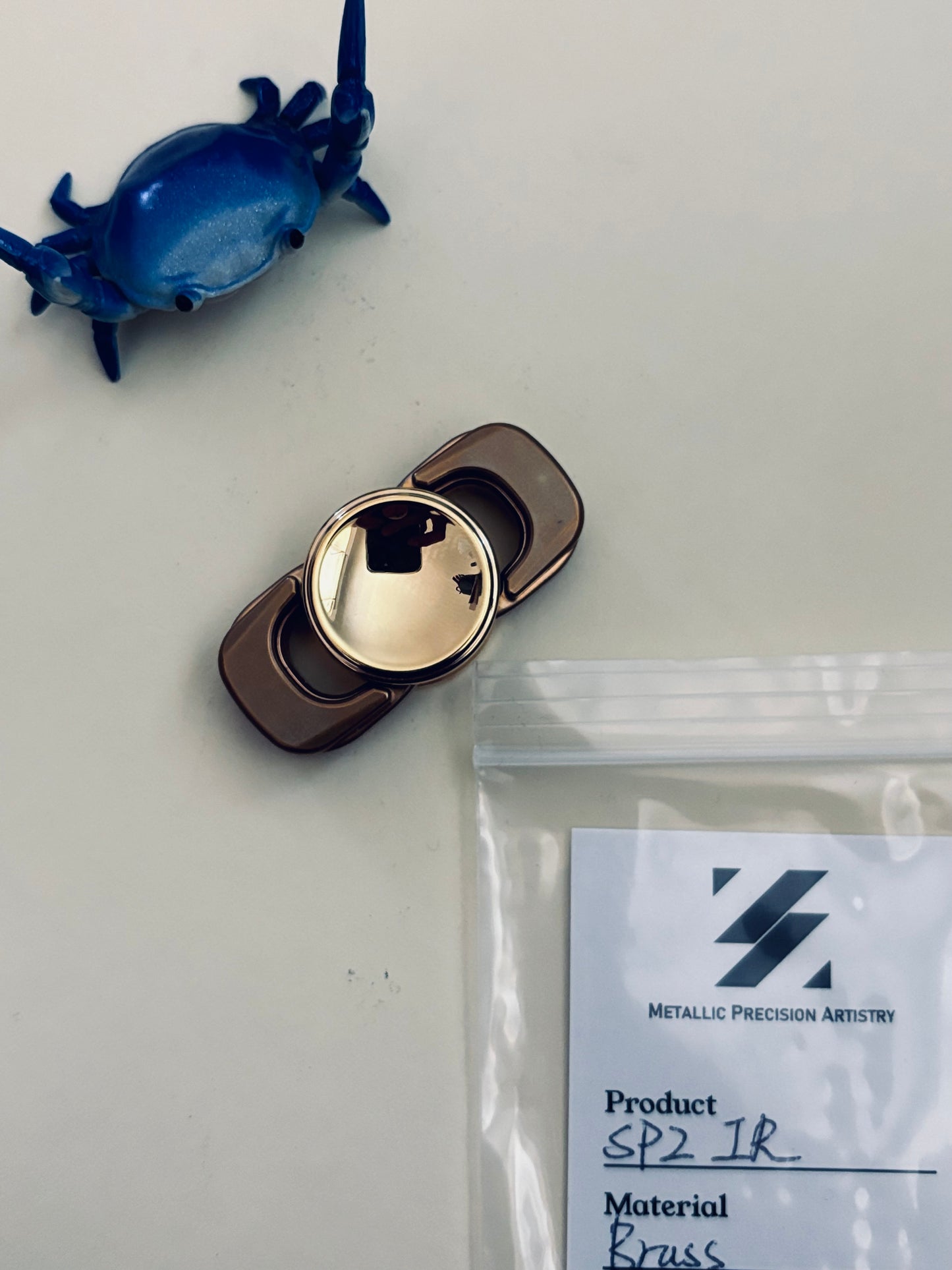 Zzmpa SP2 IR - brass - fidget spinner - fidget toy