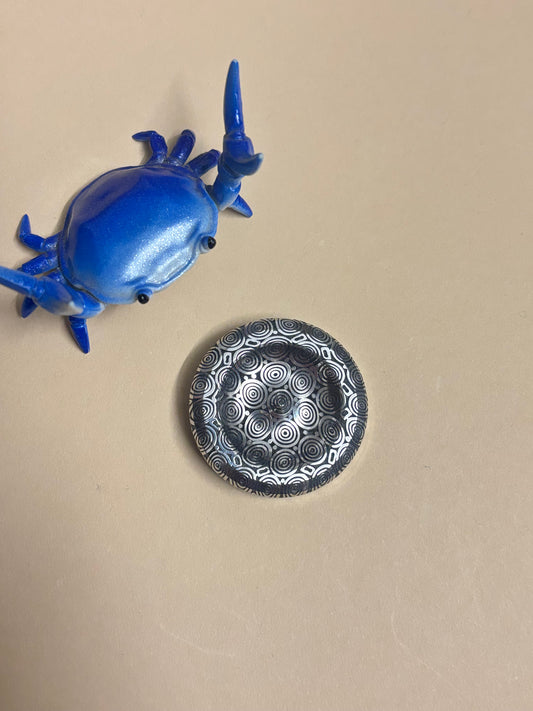 njthandpower NJT - mini mount damasteel - haptic coin - fidget toy