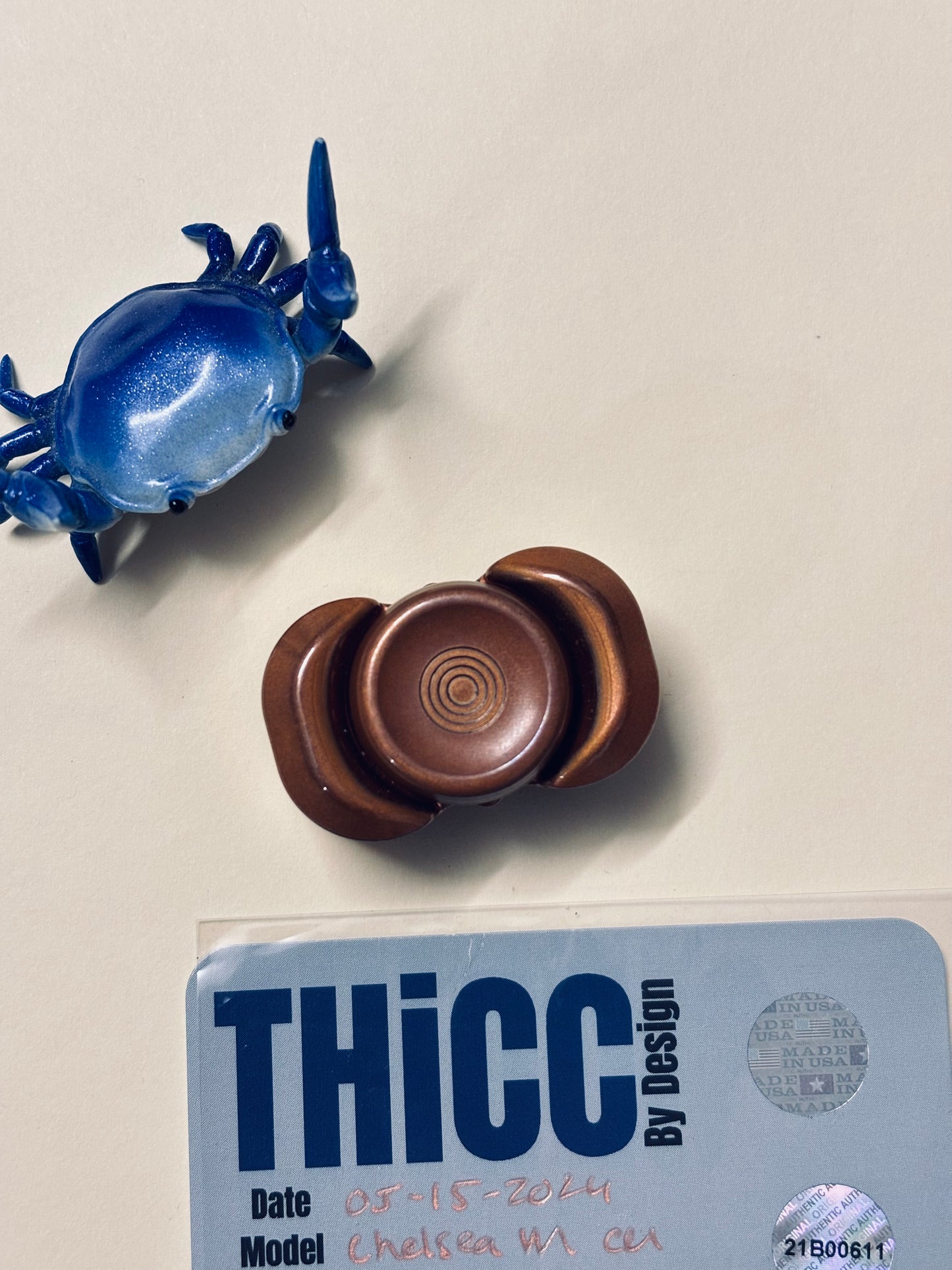 Indy Thicc - chelsea M copper - fidget spinner - fidget toy