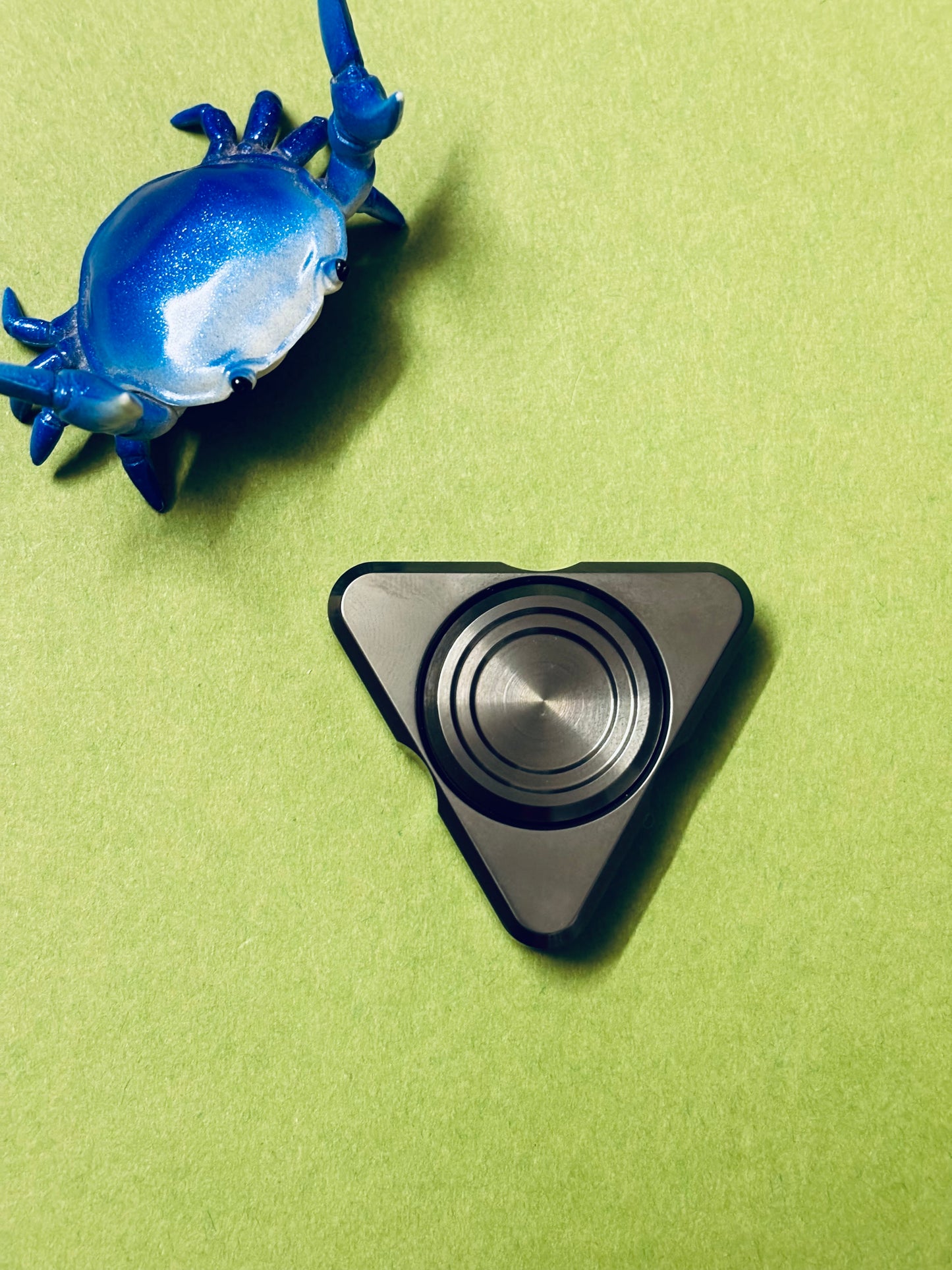 Twoedc - triangle - zirc raw - V2 - Fidget spinner