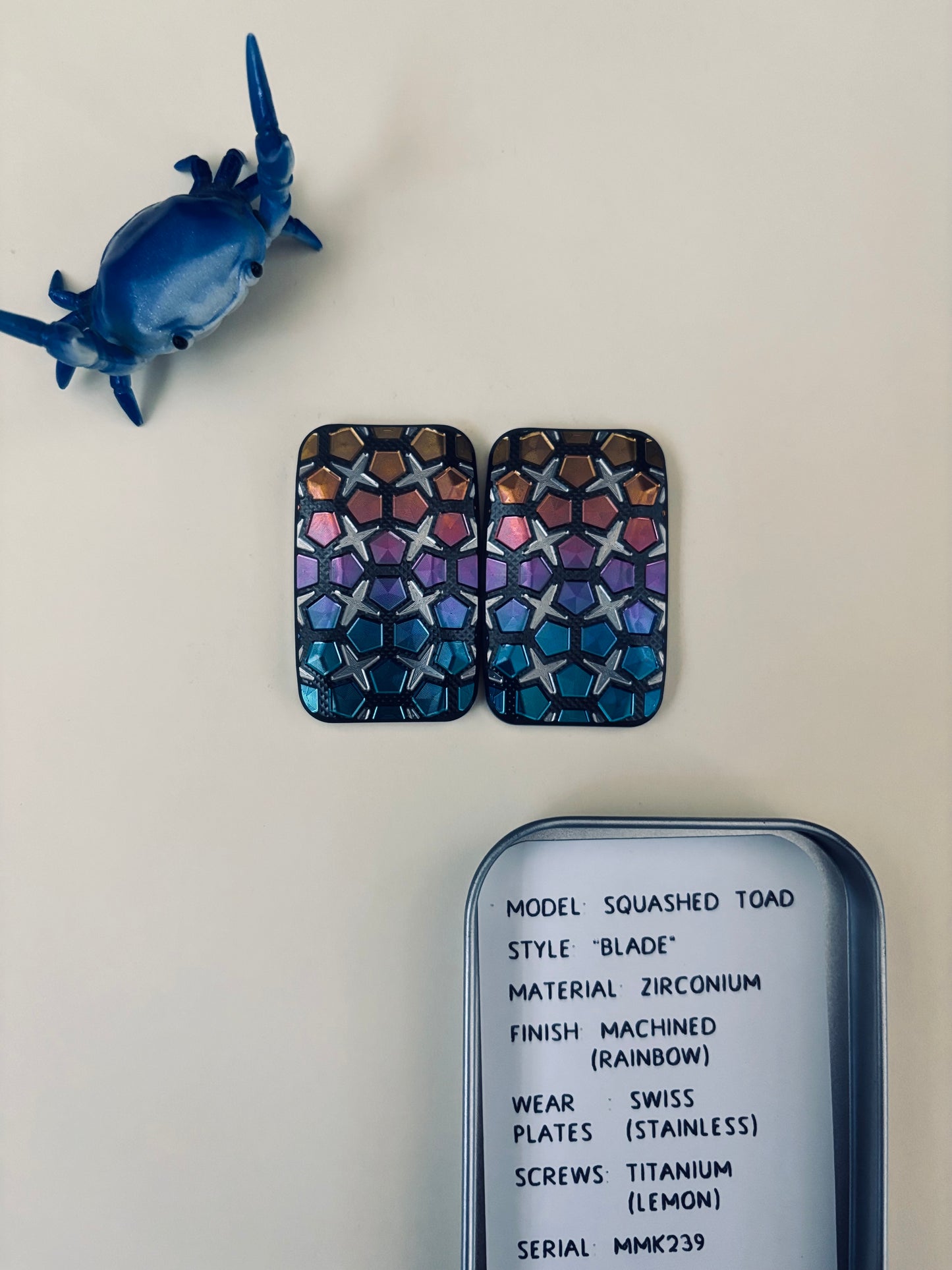 Magnus maglab squash toad blade - zirc/ SS - 3 click