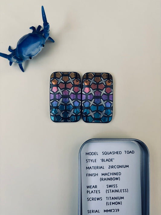 Magnus maglab squash toad blade - zirc/ SS - 3 click