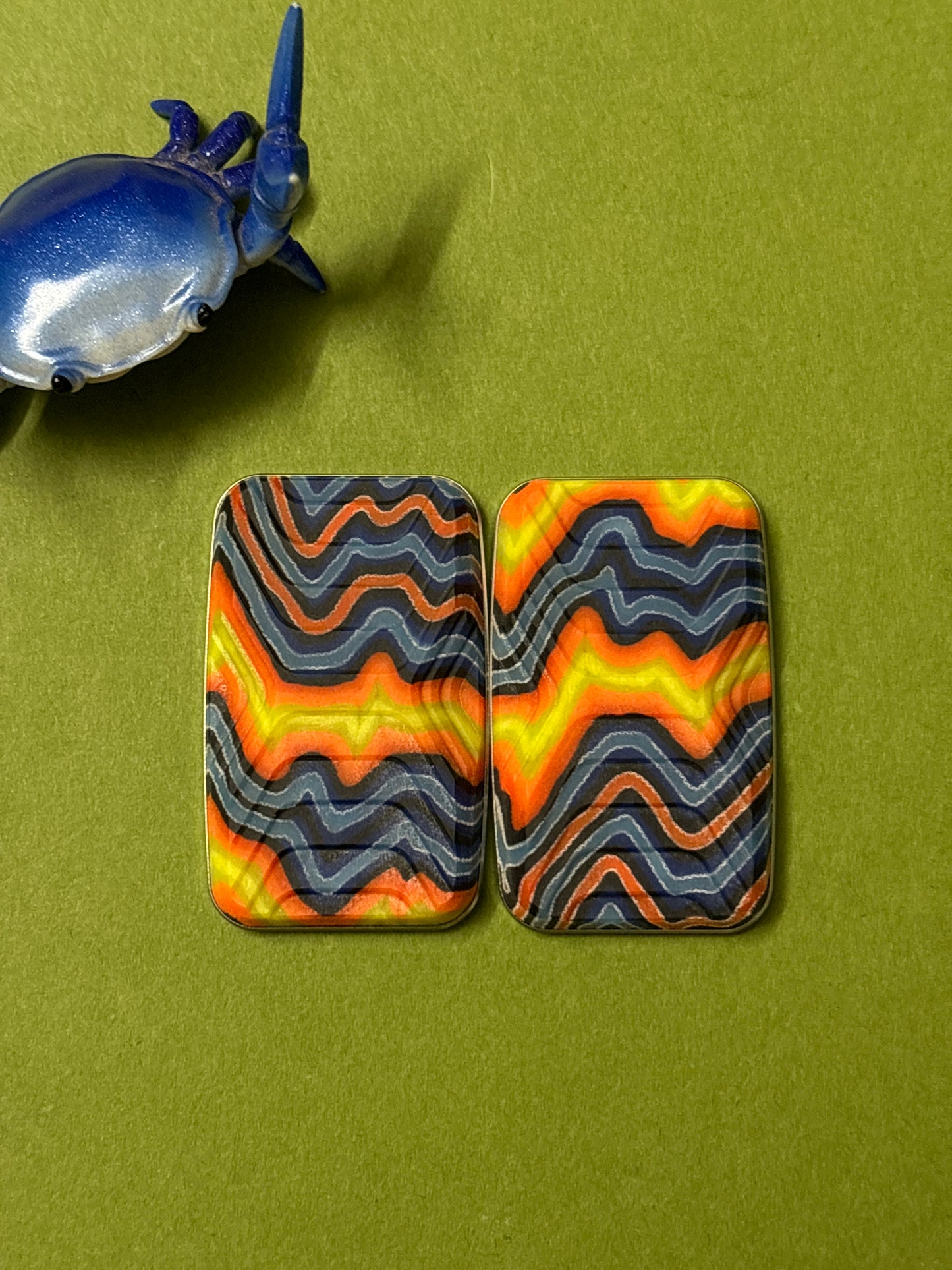 Magnus maglab supergrub  - wacky / crazy fiber with SS plate - fidget toy
