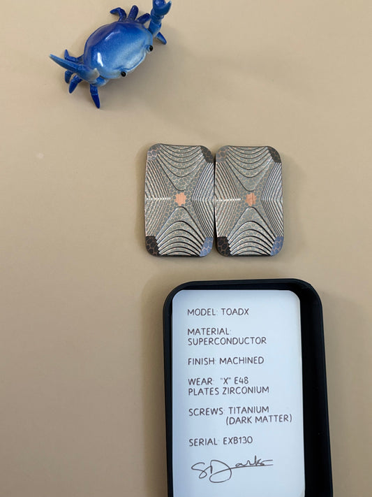 Magnus ToadX slider - Super conductor with zirc plate - fidget toy