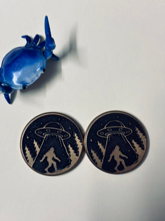 Blackdog labs - Ufo haptic coin - fidget toy