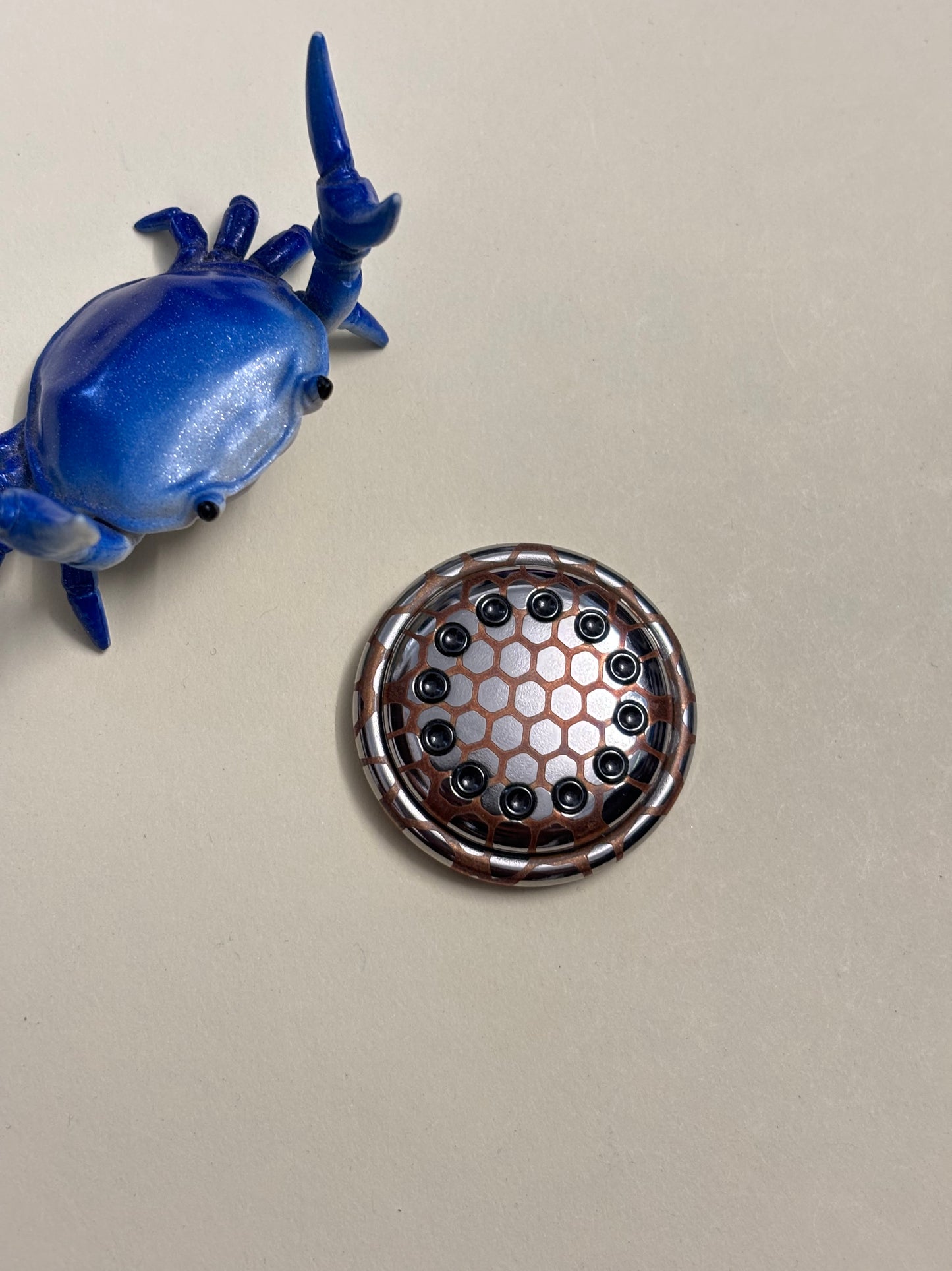 Topc - super conductor - haptic coin / worry stone