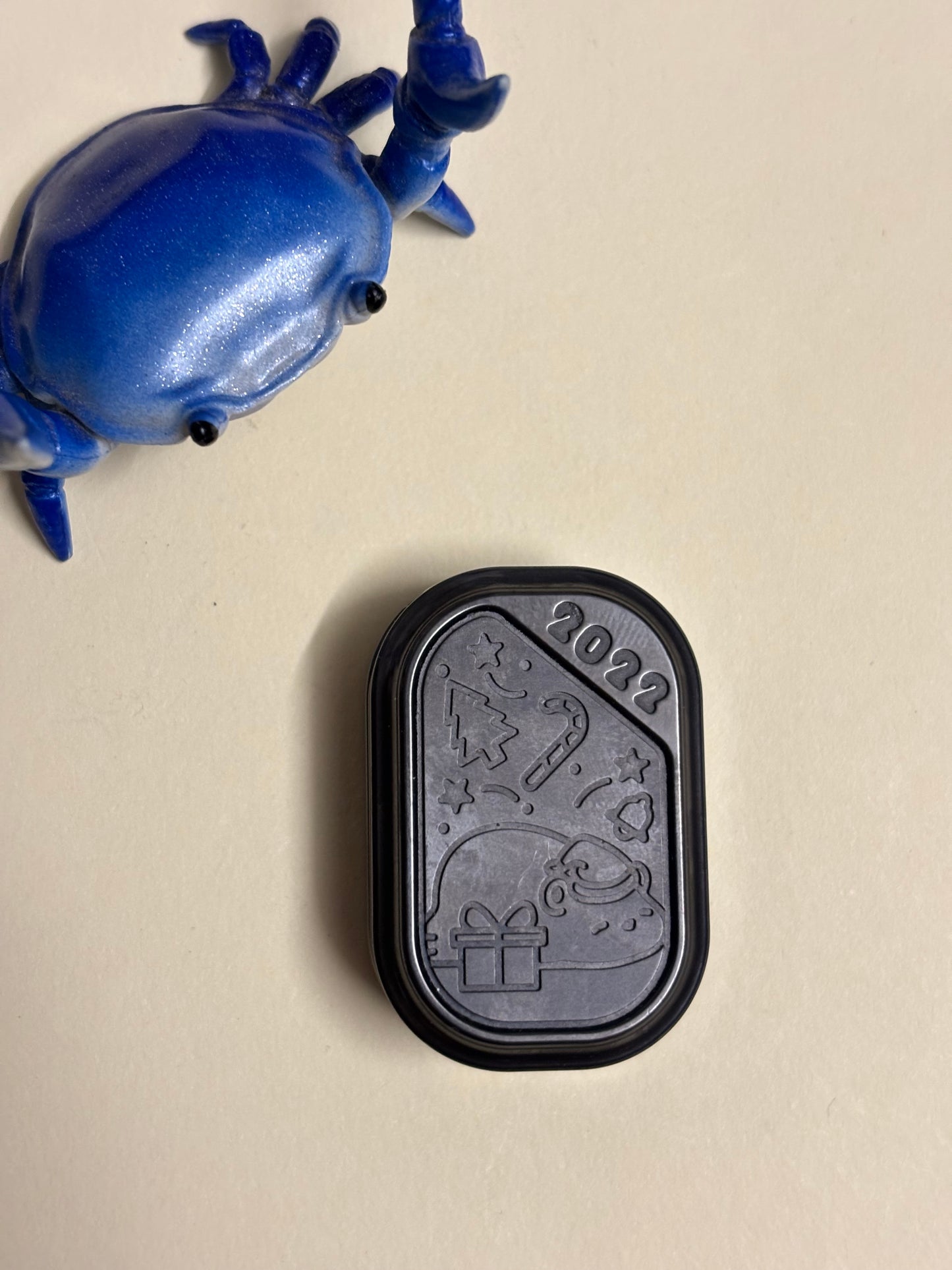 01Edc - mini Christmas slider - zirc - fidget toy