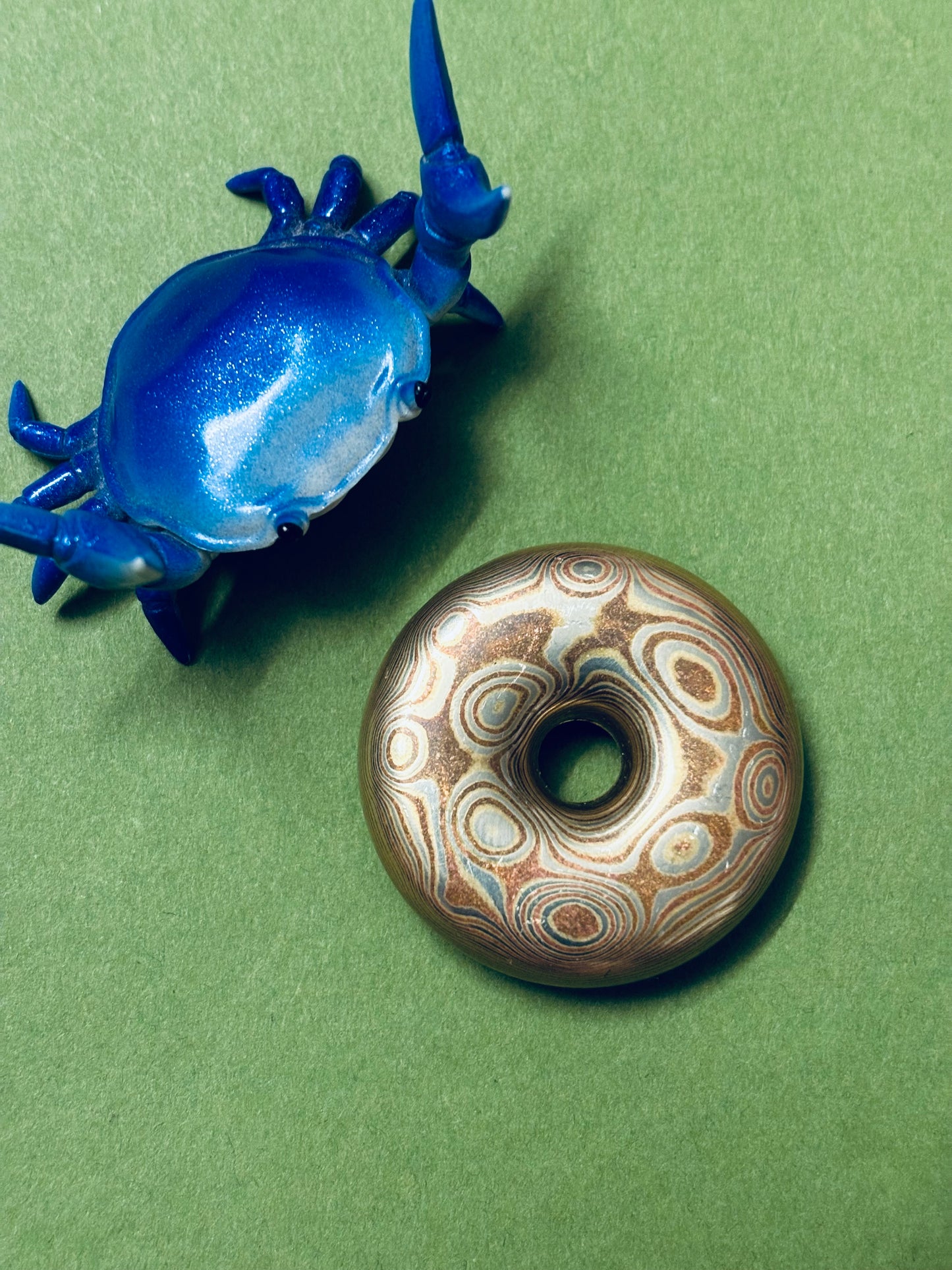 ACEDC Donut mokume - haptic coin fidget toy