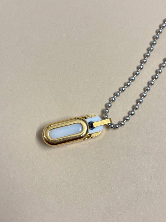 ZZ edc Bean z slider - Ti gold - haptic fidget toy