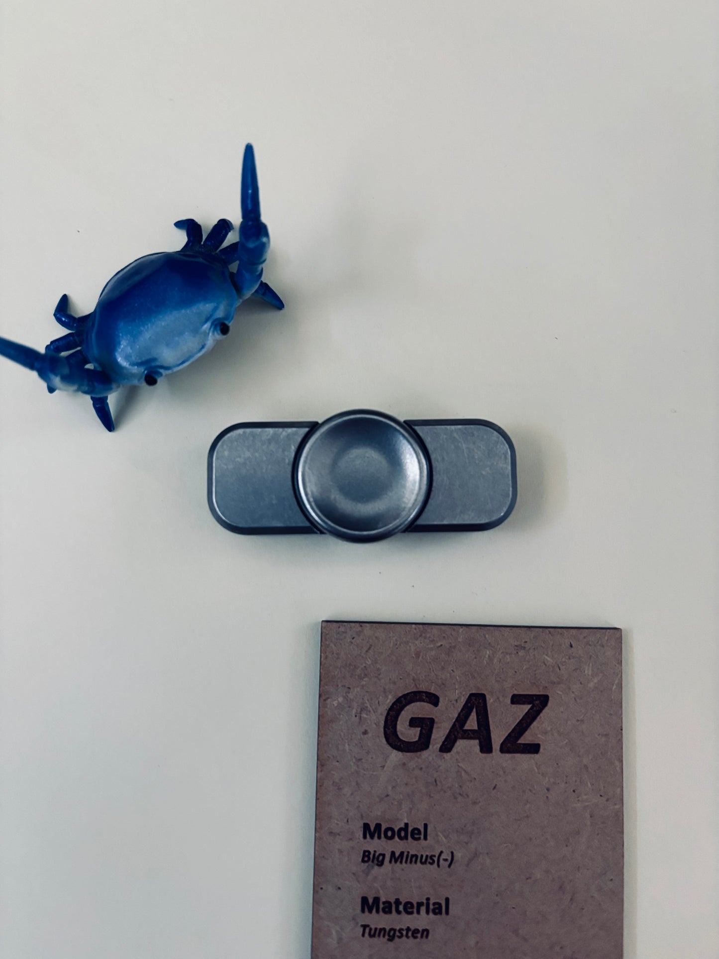 GAZ EDC  - GAZ Big Minus- tungsten (w) fidget spinner - fidget toy