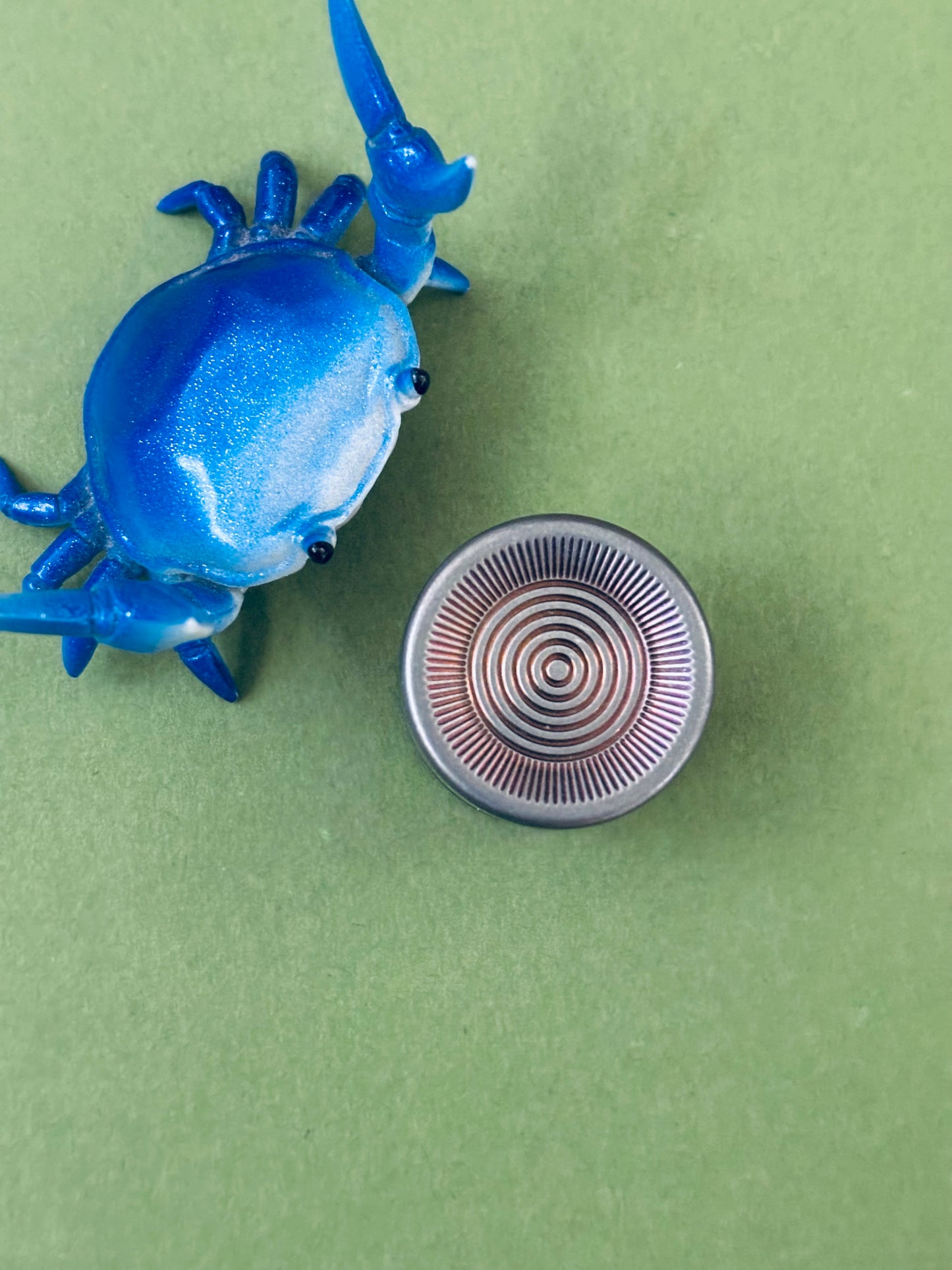 FTO - titanium button - 24mm - fidget toy