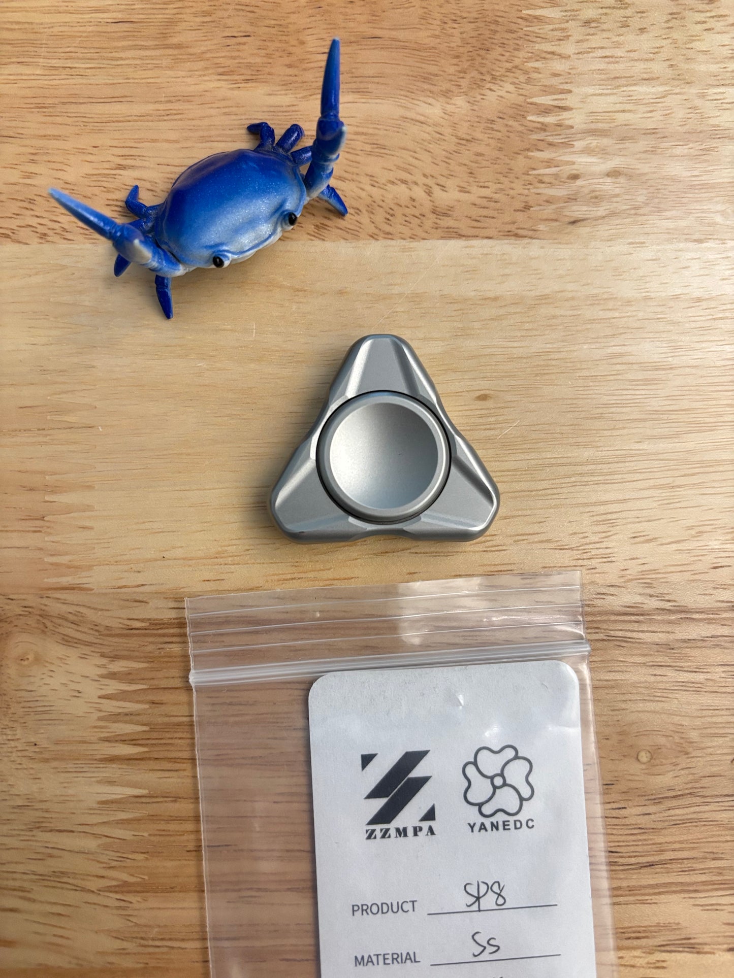 Zzmpa SP8 - SS - fidget spinner - fidget toy