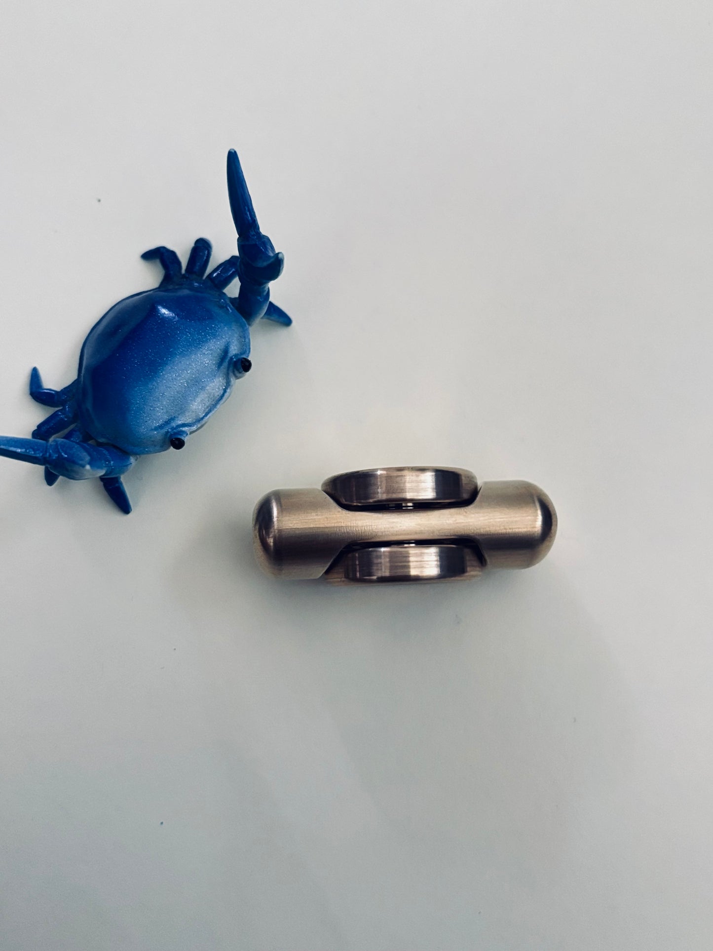 Clean EDC - mini slim pillar - brass - fidget spinner - fidget toy