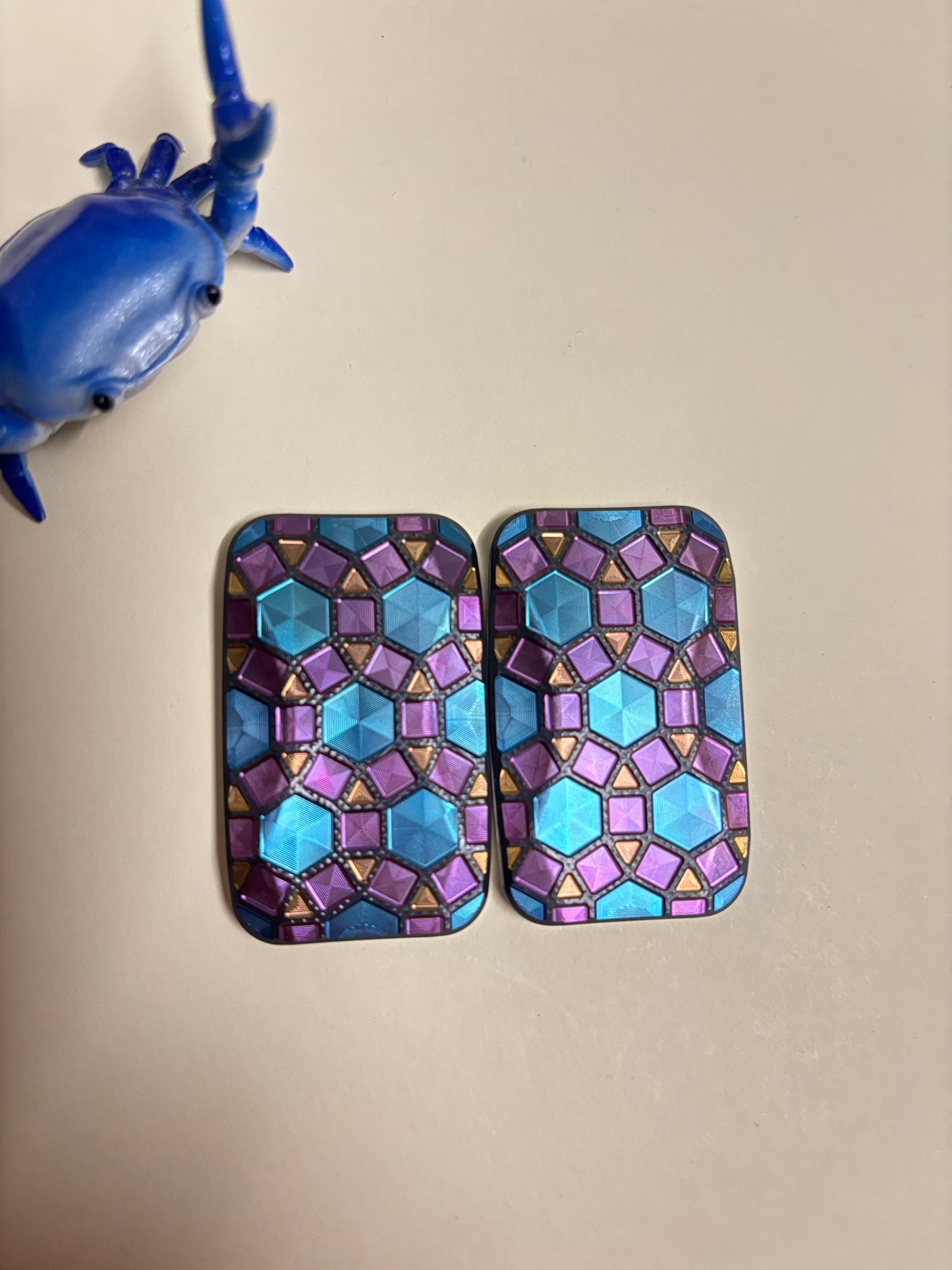 Magnus maglab squash toad - zirc with SS plate - fidget toy