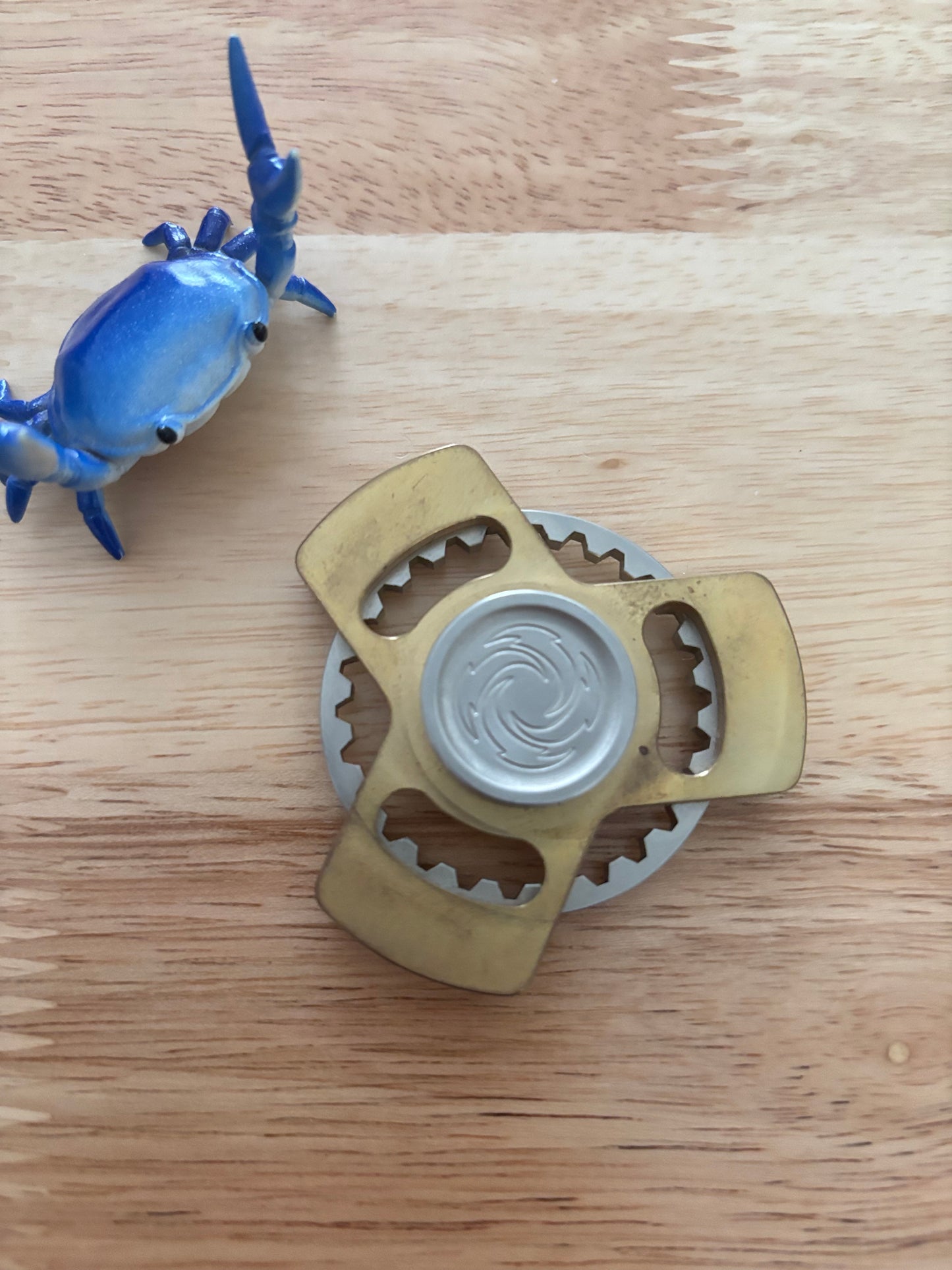 Flyaway toys maelstrom - ti/brass- Fidget spinner