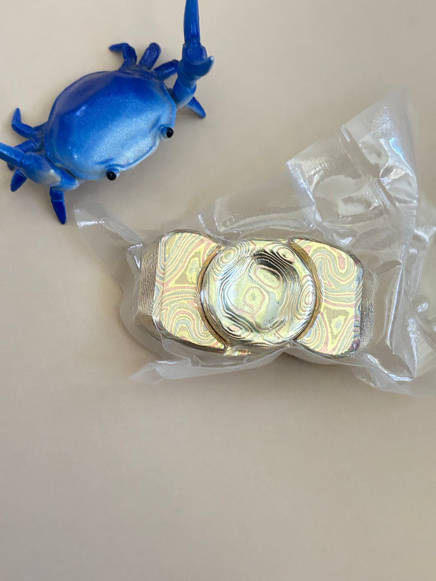 Fidget boy  - Tilde - Mokume - fidget toy