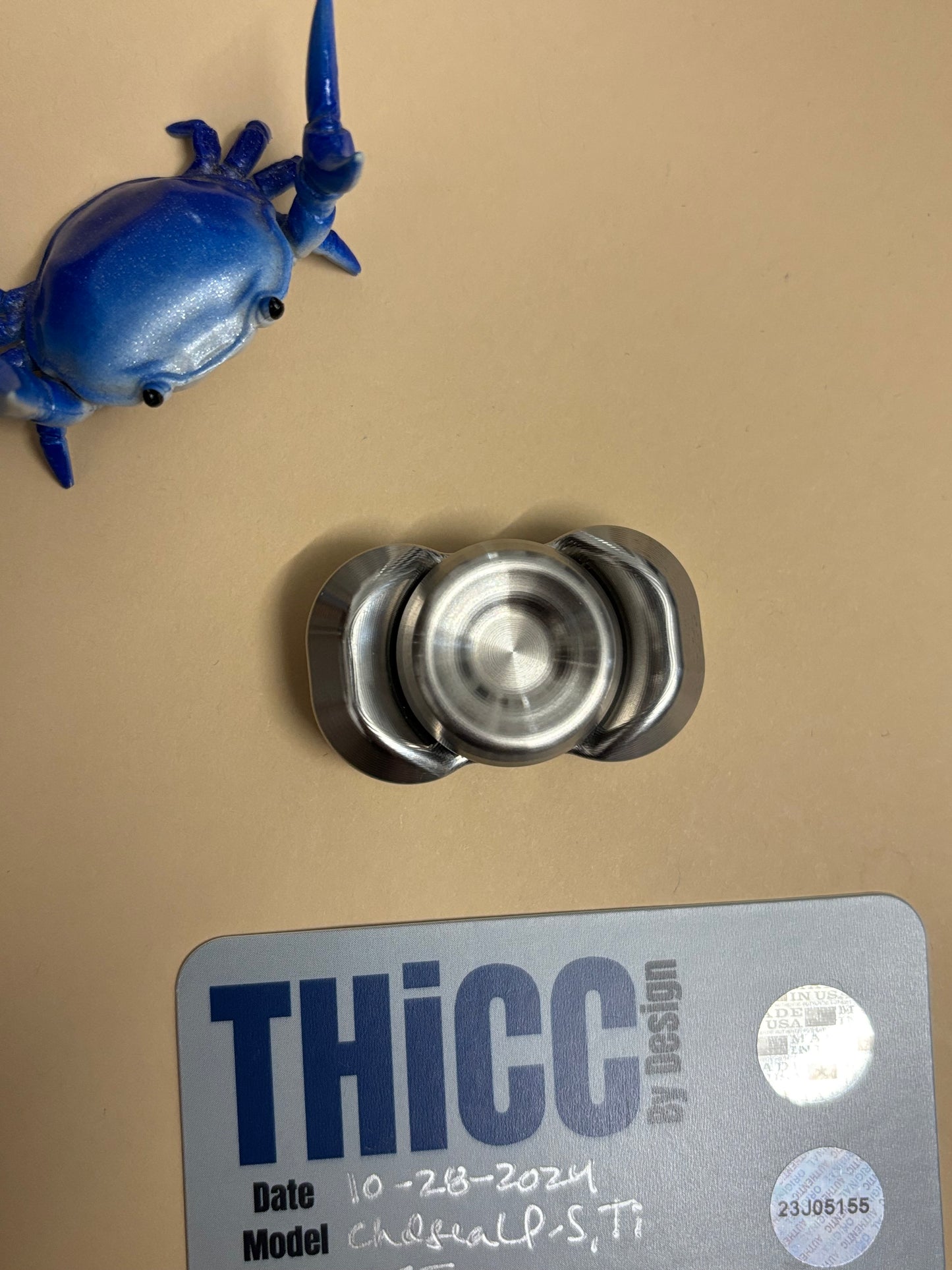 Indy Thicc - chelsea LP-S (Ti) - fidget spinner - fidget toy
