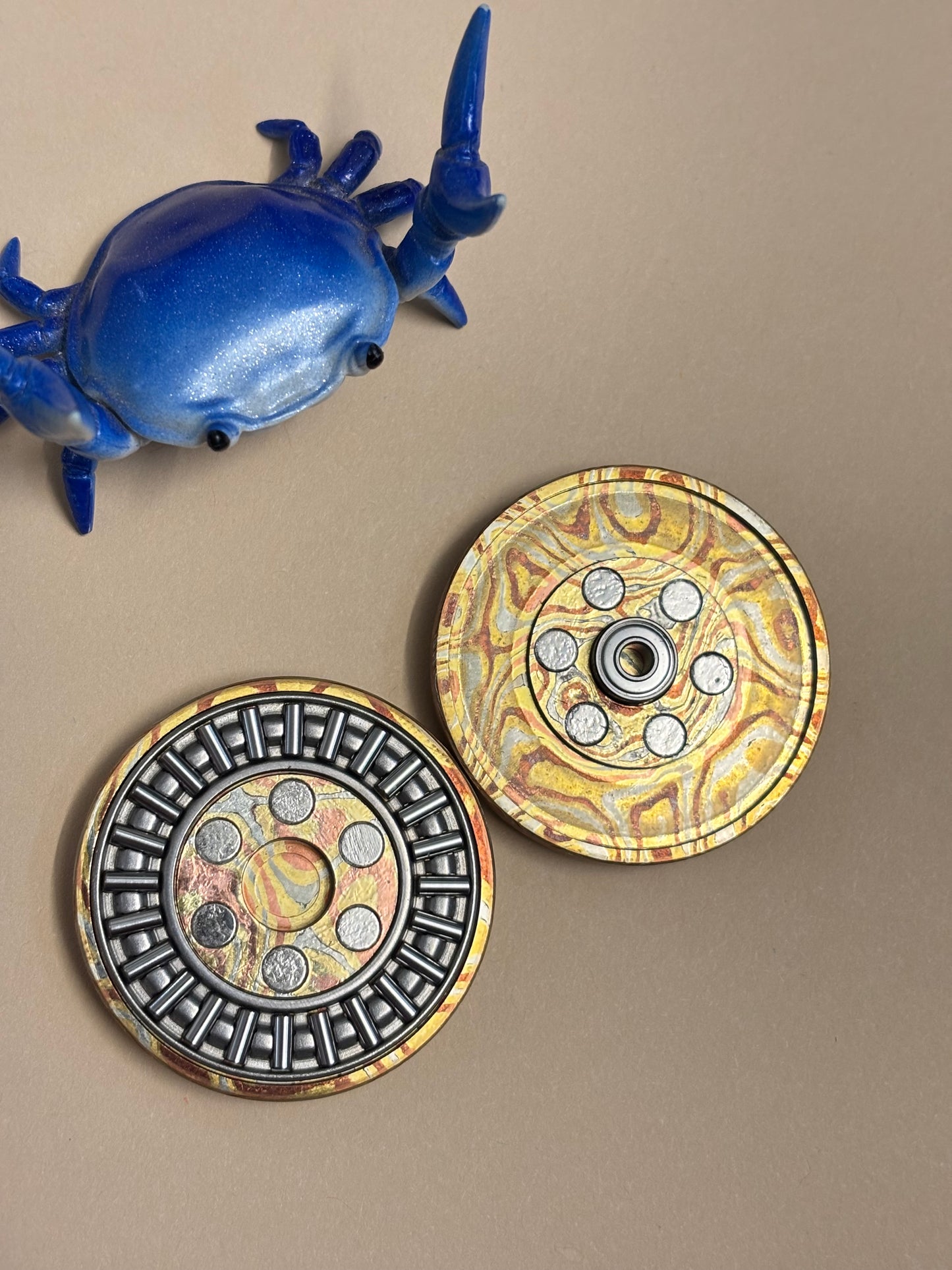njthandpower NJT - Mokume Ulte haptic coin - fidget toy