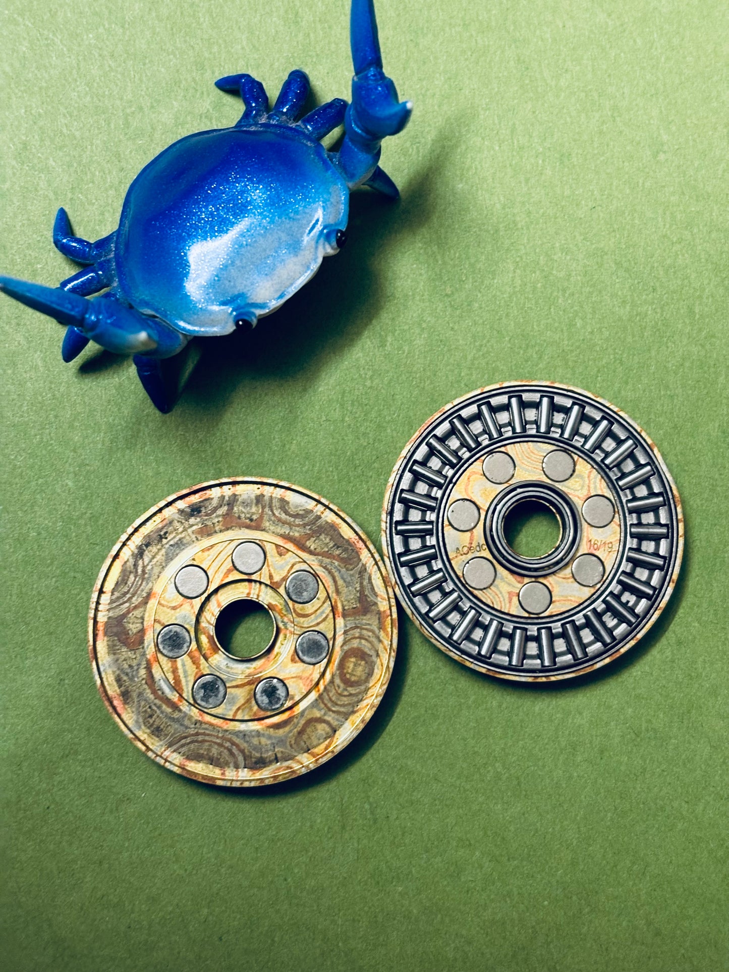 ACEDC Donut mokume - haptic coin fidget toy