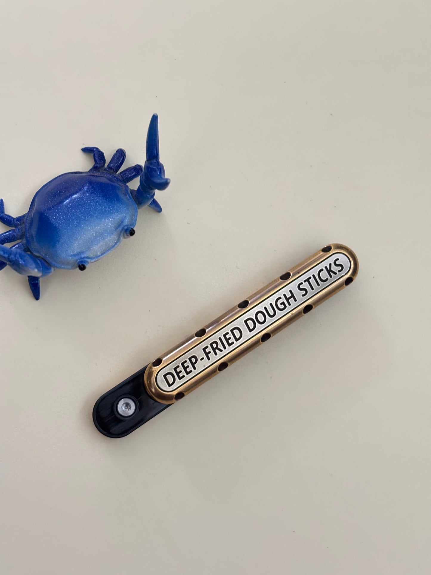 Topd slider - brass - fidget toy