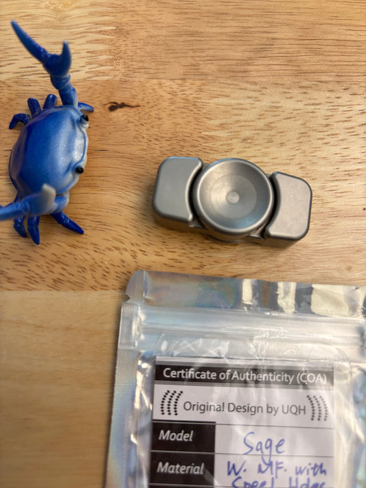 UQH - sage - tungsten - fidget spinner - Fidget toy