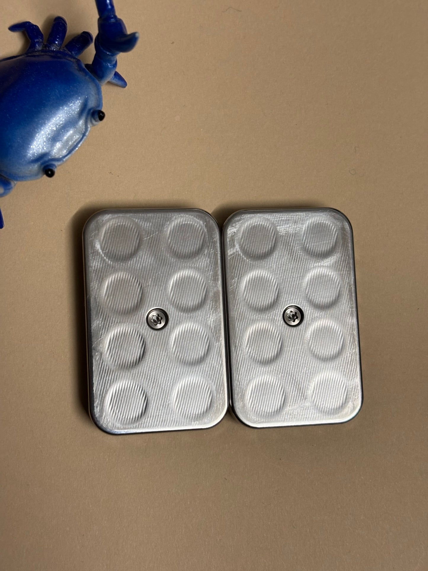 Magnus Crinkle Brass/zirc slider with SS plates