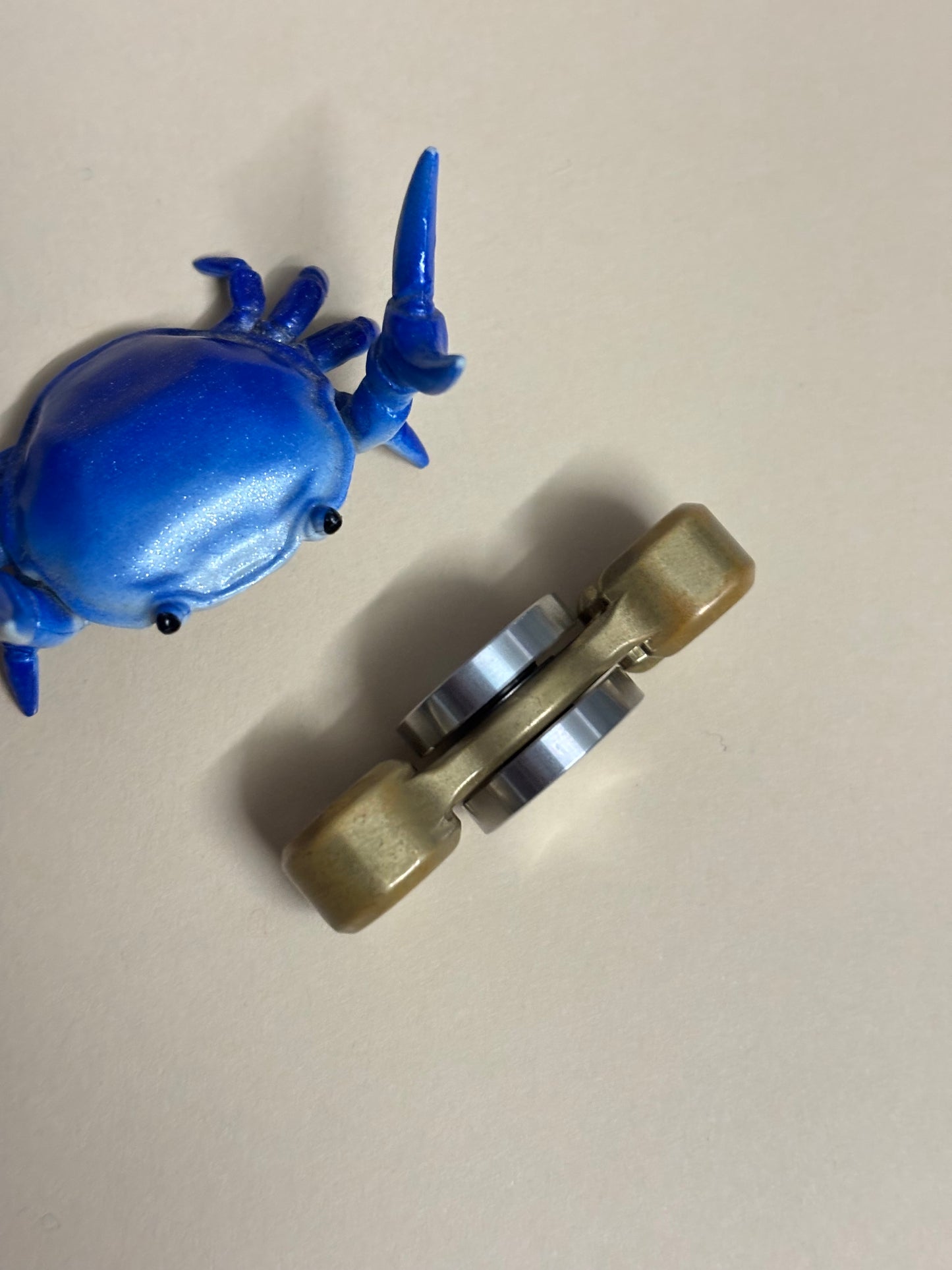 Grave raven Binary fusion - brass - fidget spinner  - fidget toy