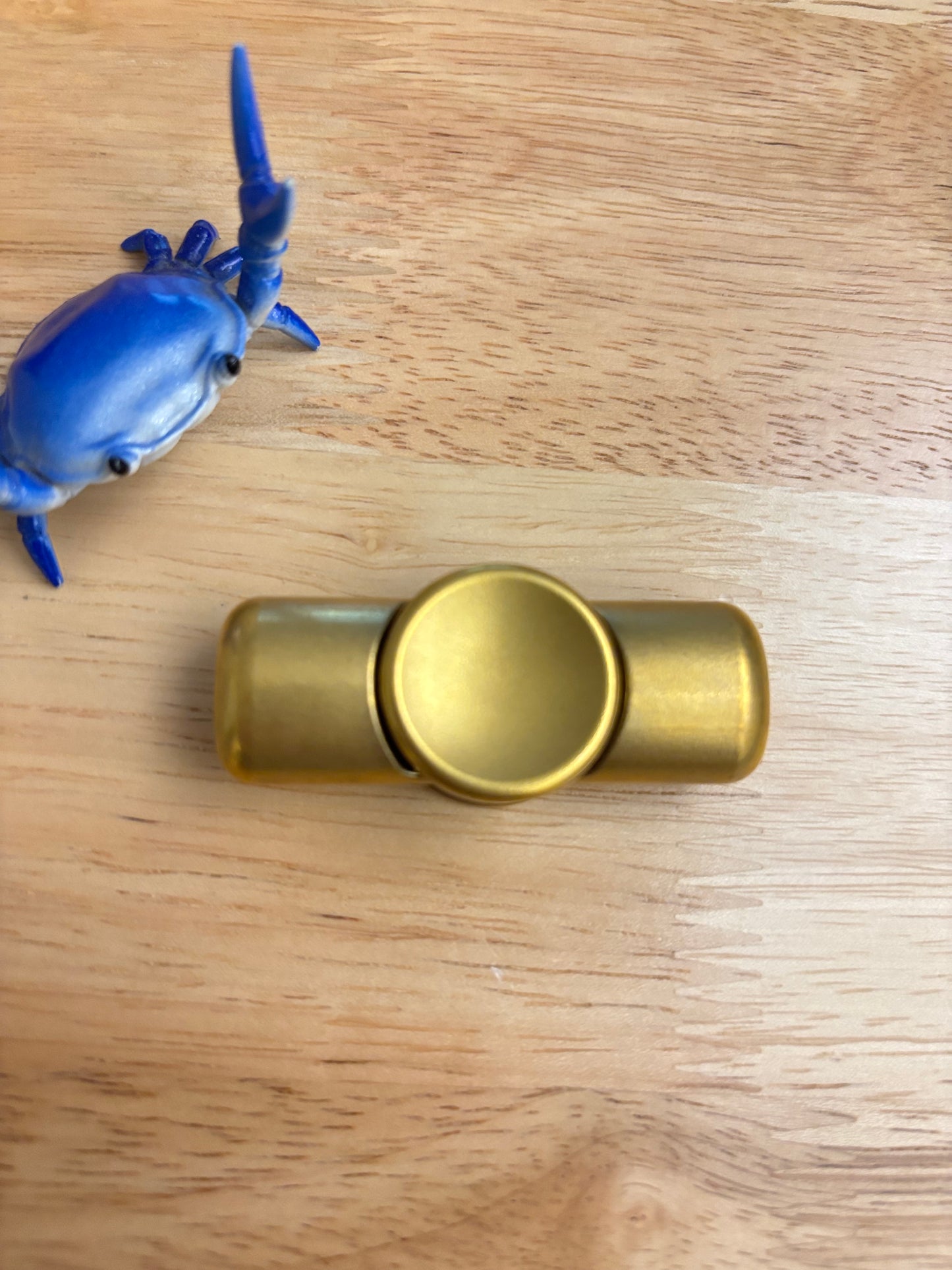 Clean EDC - slim pillar XL - brass - fidget spinner - fidget toy