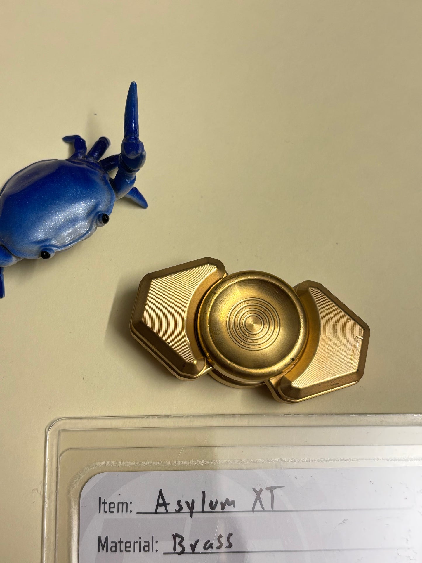 FTO asylum XT brass - fidget spinner - fidget toy