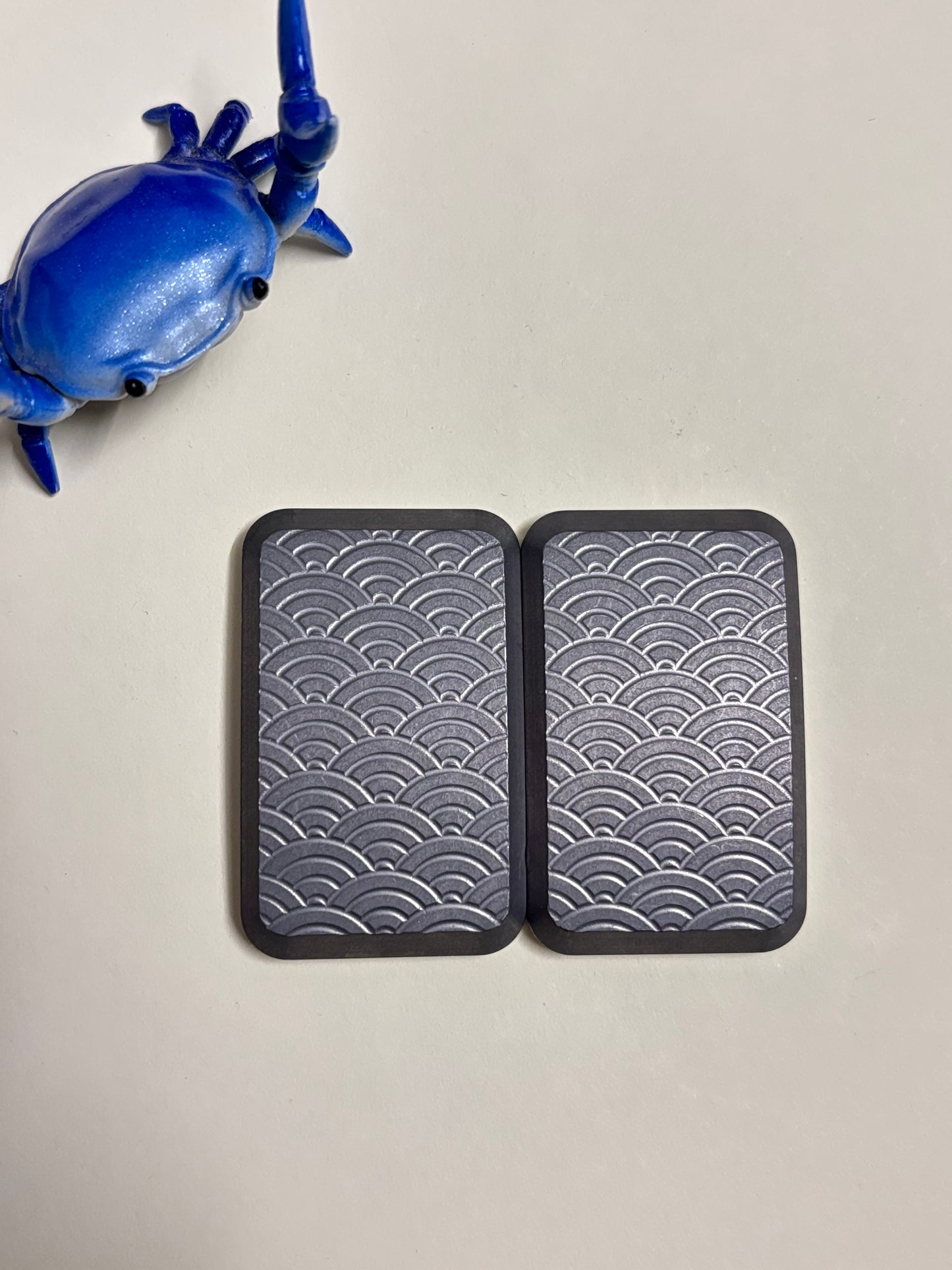 Kukoedc - seigaiha Ti/SS- 3 click - fidget toy