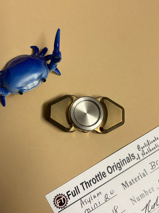 FTO full throttle original - mini asylum - bronze - fidget spinner - fidget toy