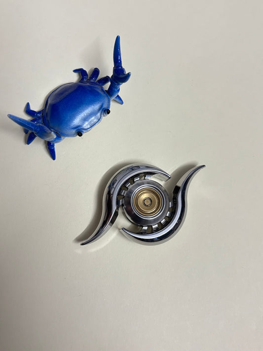 Wanwu magic eye spinner  - SS/ brass - fidget toy