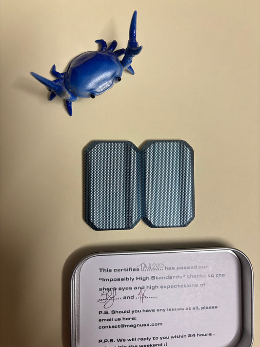 Magnus Titanium wideboy rail slider with zirc -  screw in plates