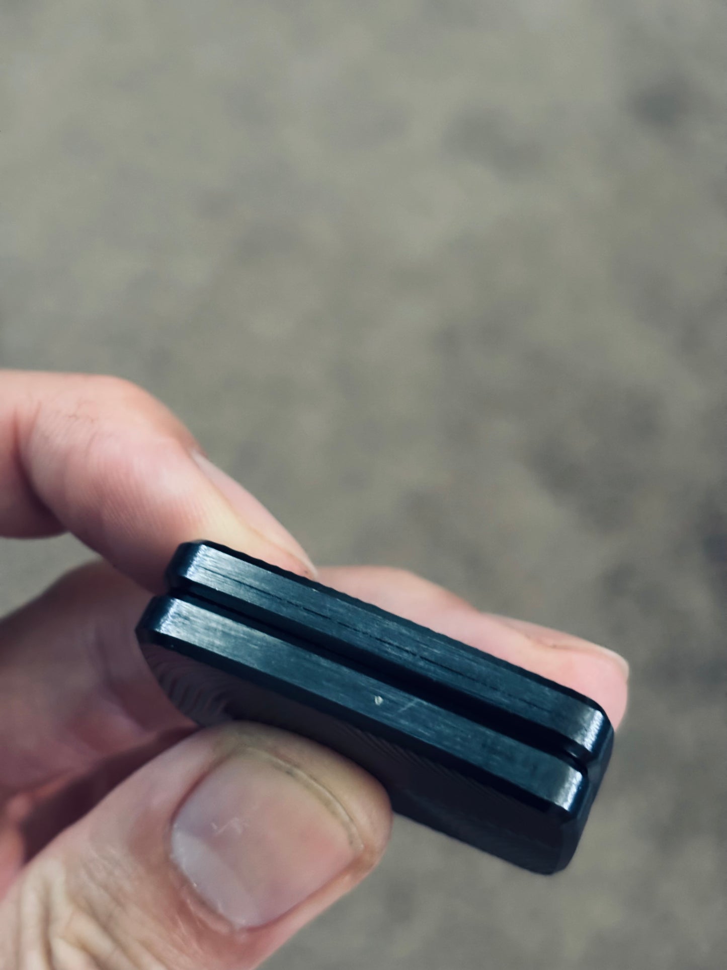 Compoform V3  - laser etched titanium slider