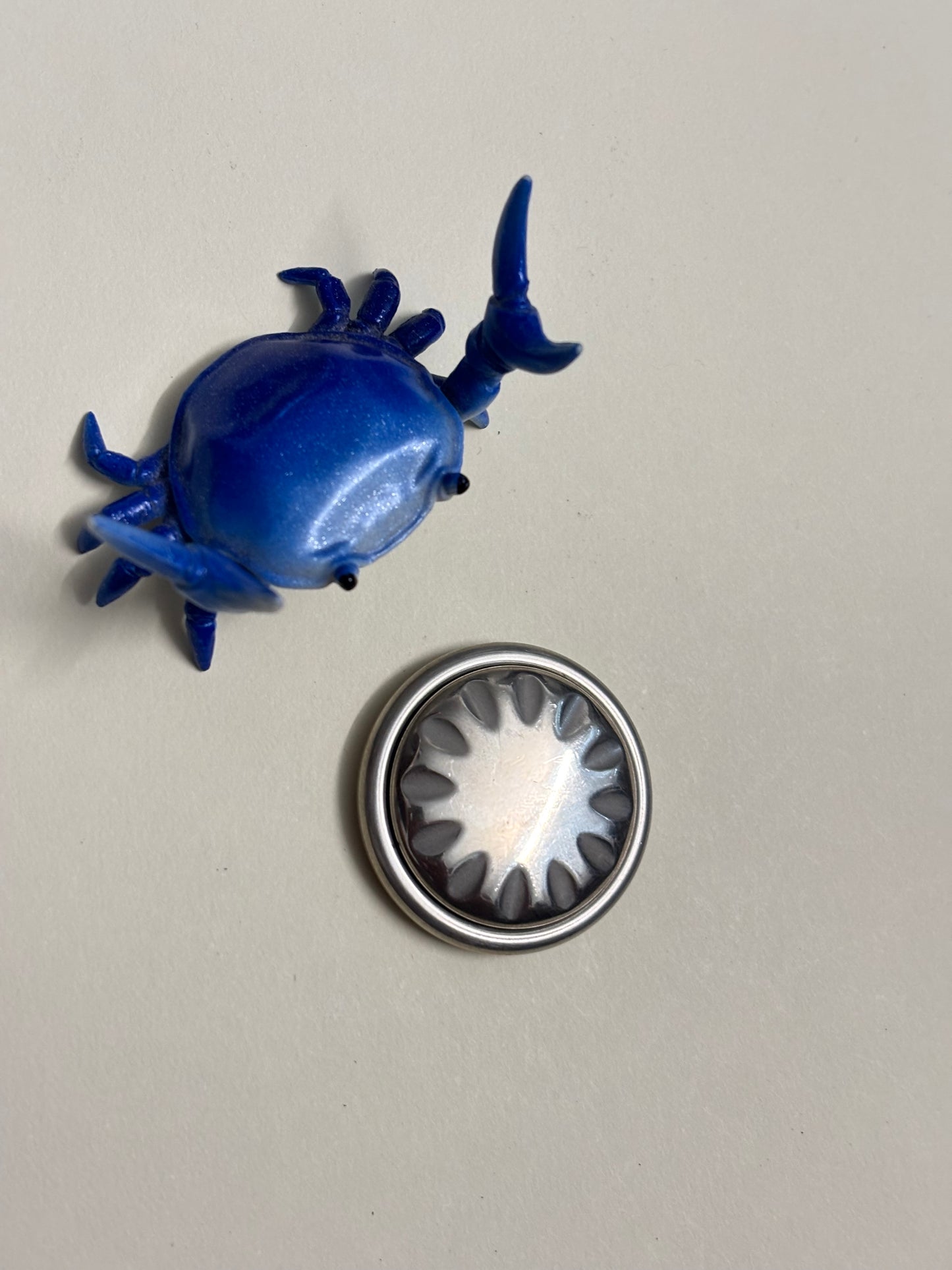 Topc spark - cupro - haptic coin / worry stone