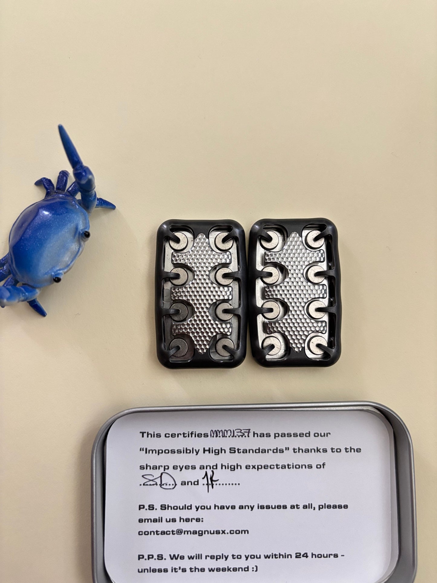 Magnus No ring zirc/TI slider with SS plates