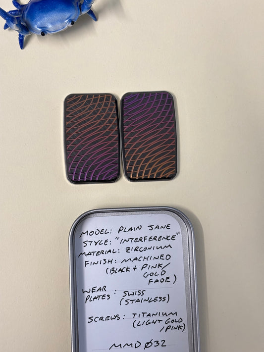 Magnus maglab plain jane interference - zirc with SS plate - fidget toy